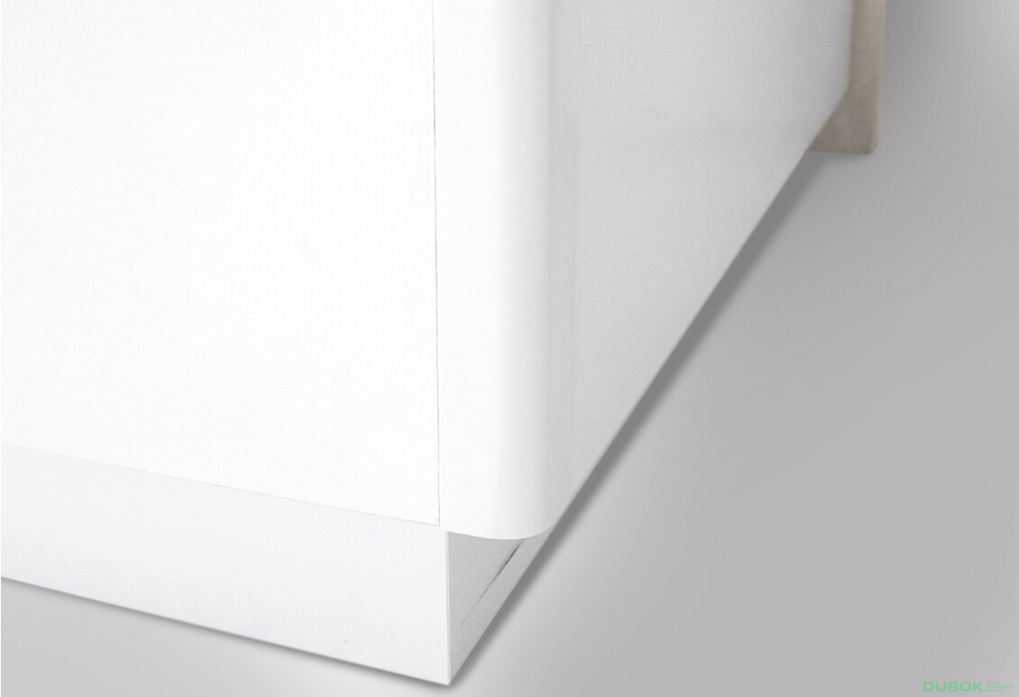 Fotografie 5 - Postel 180 výklopná s roštem, bílý lesk Mila