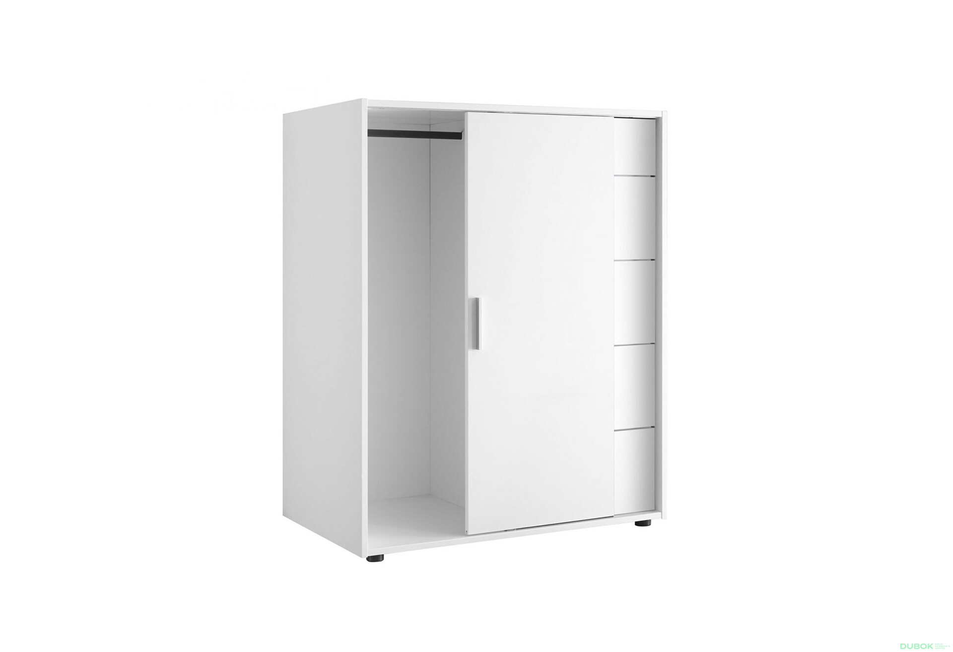 Komoda 1dv 5šx (Bílá) Case - Fotografie 4 Fotografie 4 - Komoda 1dv 5šx (Bílá) Case
