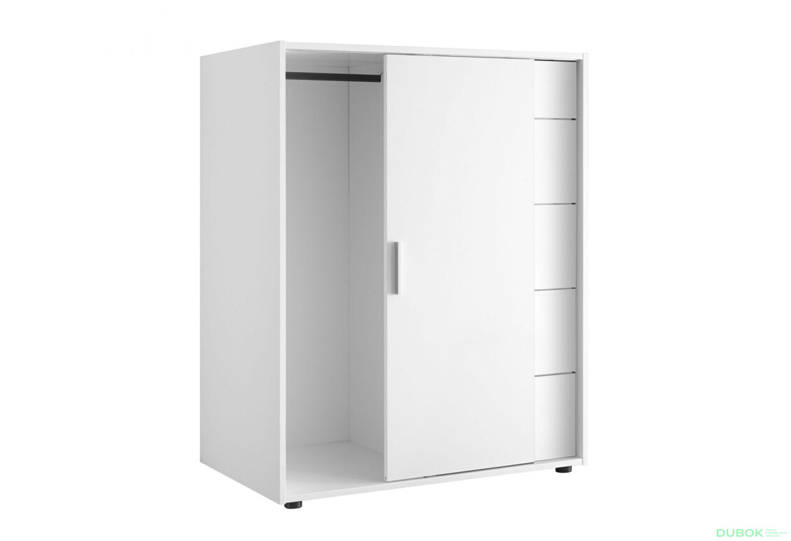 Fotografie 4 - Komoda 1dv 5šx (Bílá) Case
