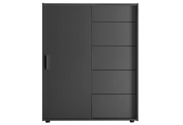 Komoda 1dv 5šx (Grafit) Case