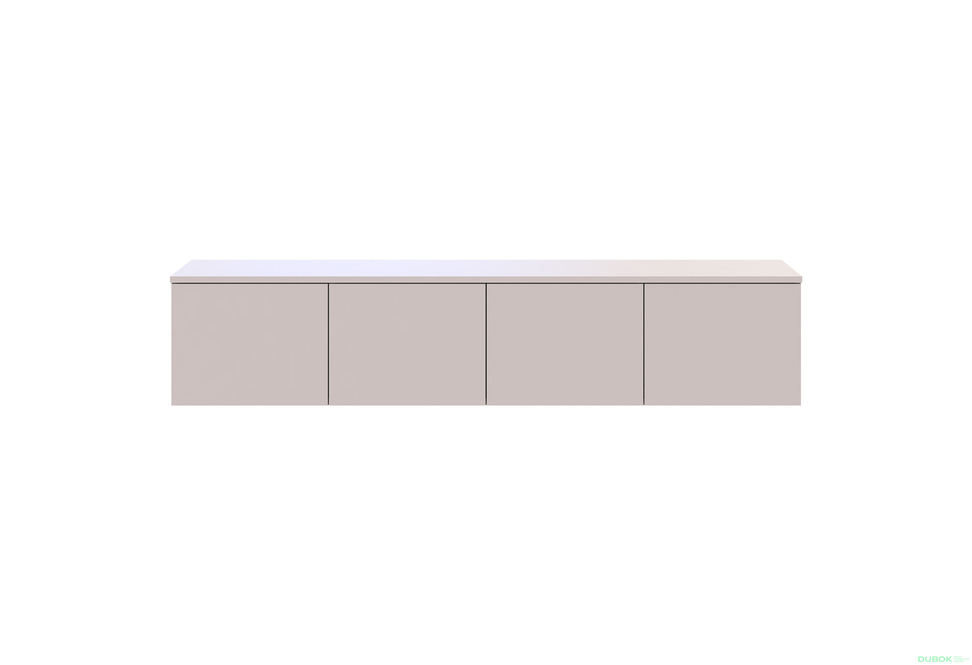 Fotografie 3 - TV stolek Levía kašmír 4dv 160x35x33