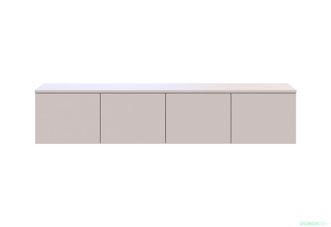Fotografie 3 - TV stolek Levía kašmír 4dv 160x35x33