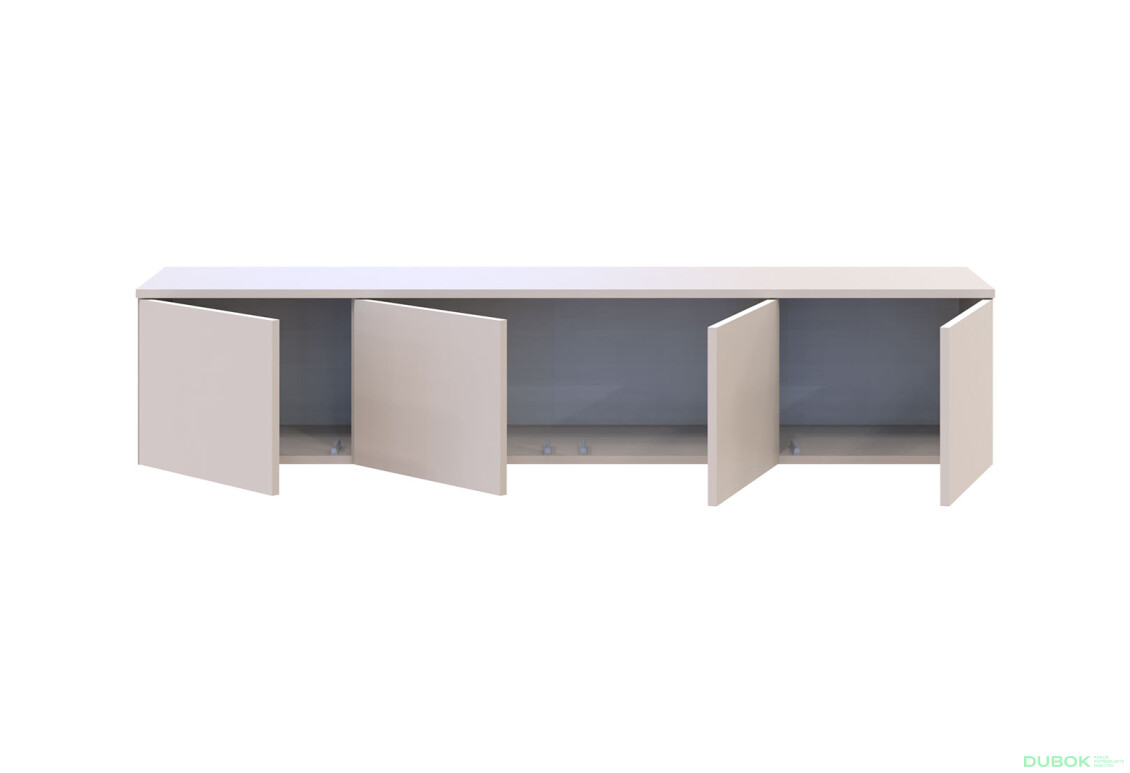 Fotografie 6 - TV stolek Levía kašmír 4dv 160x35x33