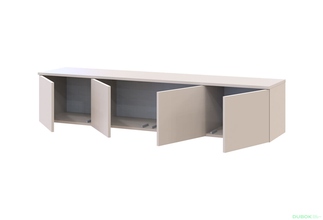 Fotografie 7 - TV stolek Levía kašmír 4dv 160x35x33
