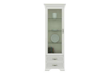 Vitrína 1w2s woodline krém Tiffany II