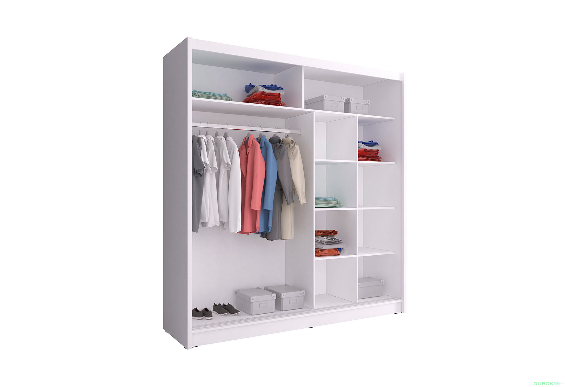 Fotografie 2 - Skříň Maja IX 200 bílý