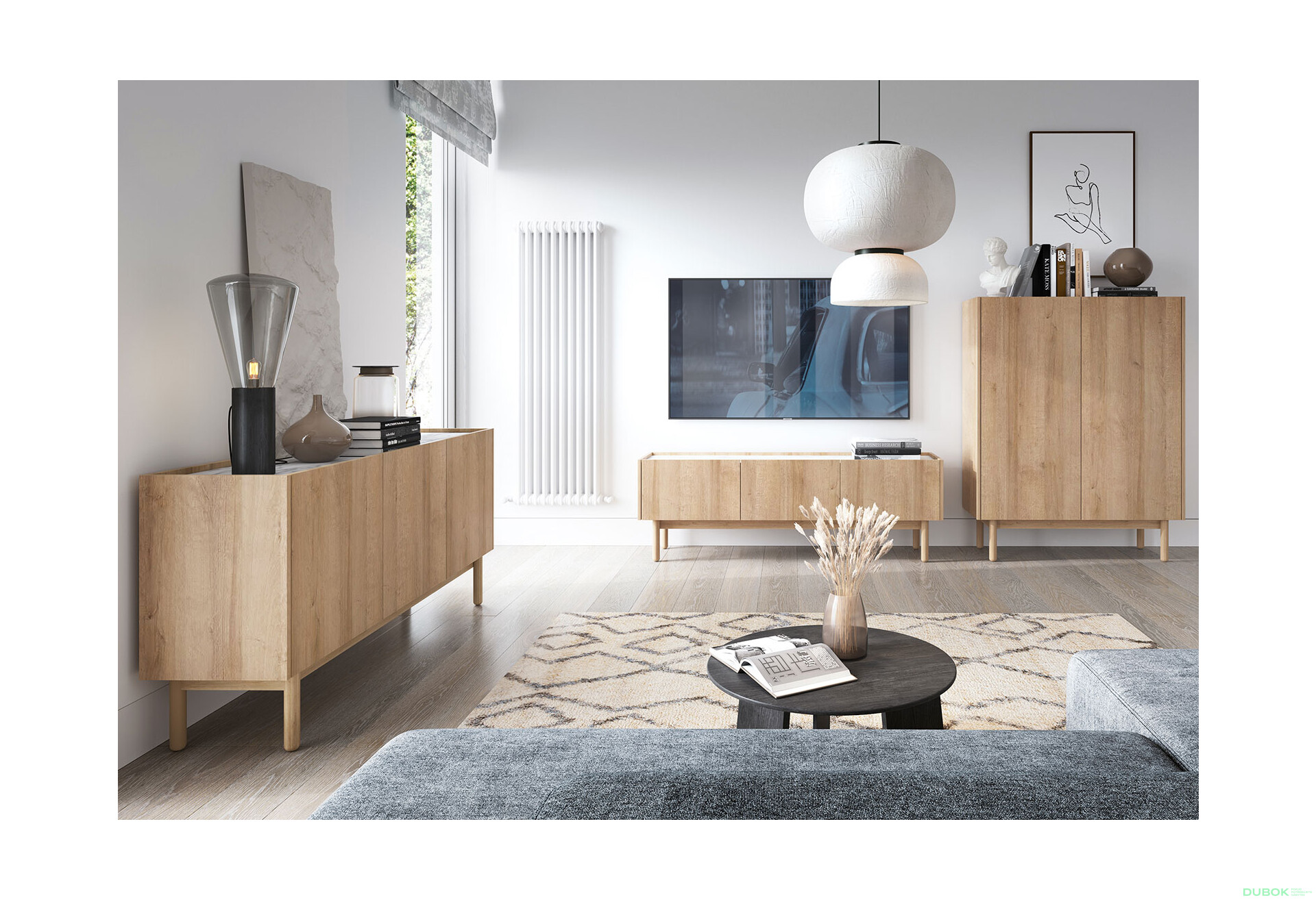 Obývací sestava I riviéra / mramor bianco Boho - Fotografie 1 Fotografie 1 - Obývací sestava I riviéra / mramor bianco Boho