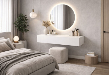 Fotografie Toaletní stolek 80 cm nymphaea alba