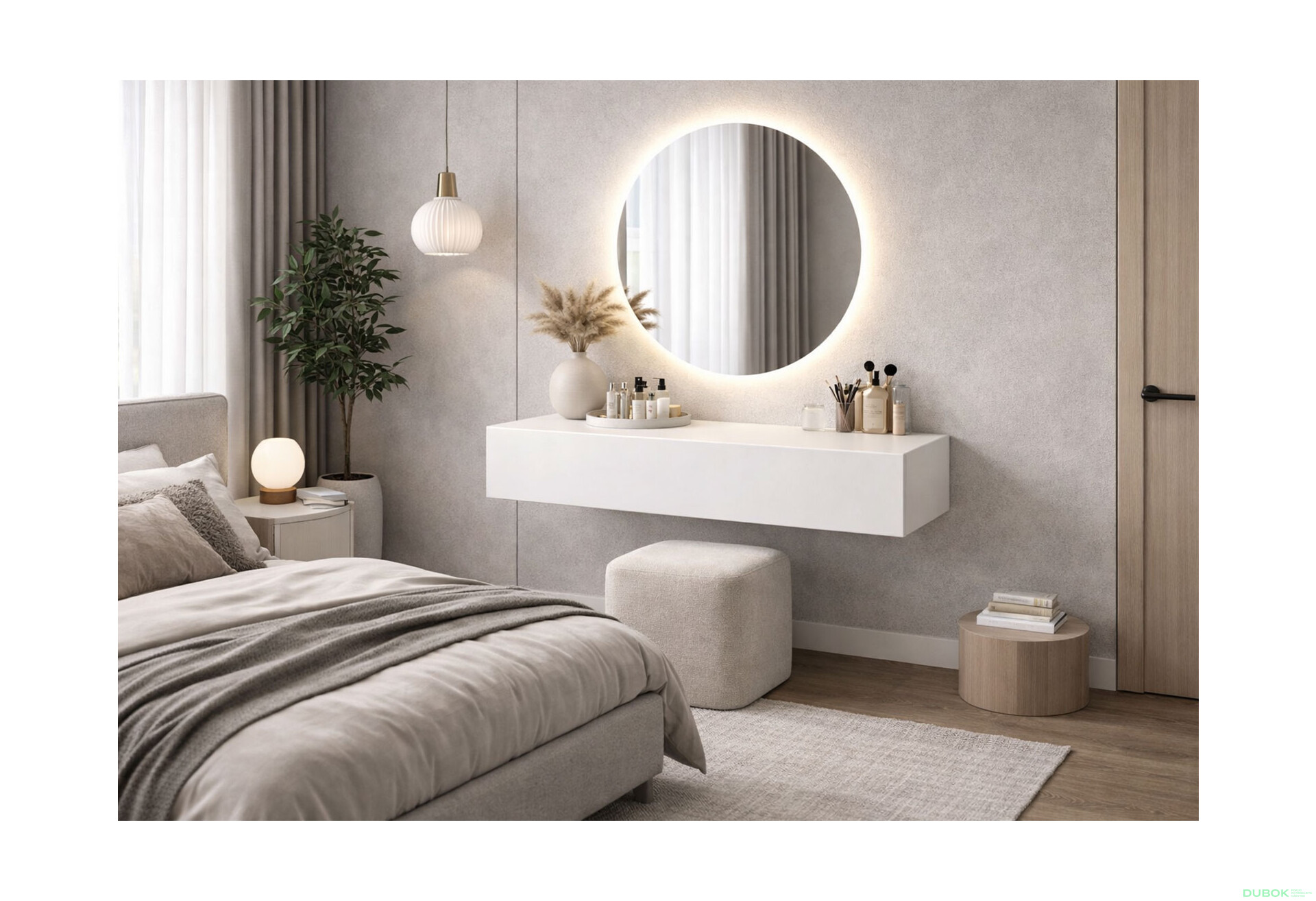 Fotografie 2 - Toaletní stolek 80 cm nymphaea alba Space