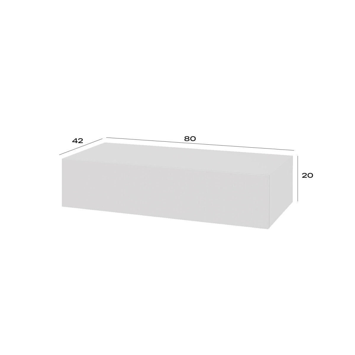Toaletní stolek 80 cm nymphaea alba Space (obrázek 4)