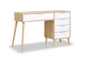 Fotografie 1 - Toaletní stolek 5šx lesklá bílá / dub cremona Olivia