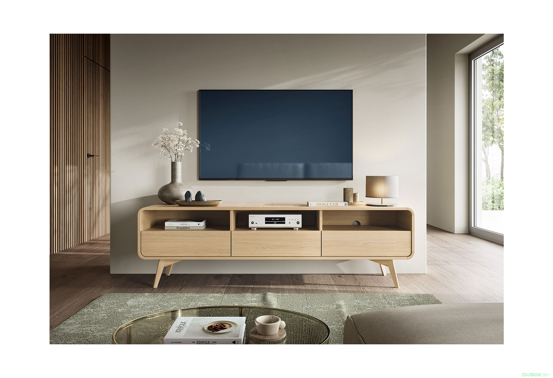 Fotografie 2 - TV stolek RTV 180 dub vicenza Helion