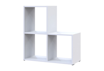 Regál otevřený Step 2х2 69х28.8х71.4 bílý