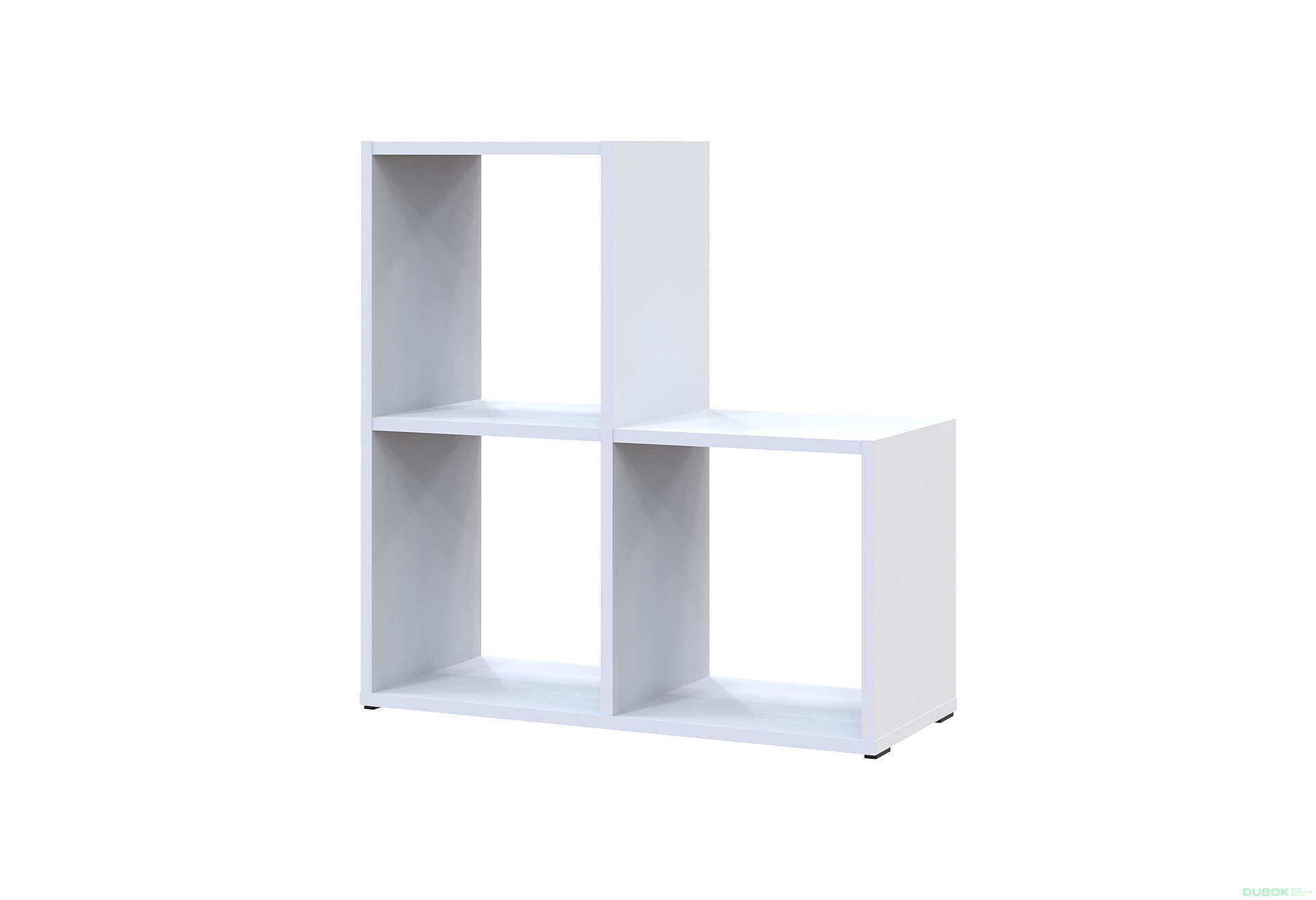 Fotografie 1 - Regál otevřený Step 2х2 69х28.8х71.4 bílý