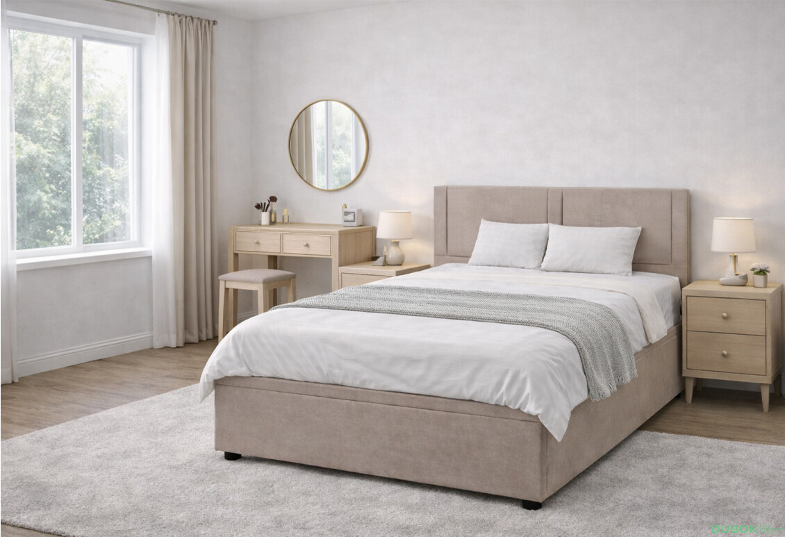 Fotografie 2 - Postel Fro Sol 140x200 s roštem, úložným prostorem Mono 233, béž