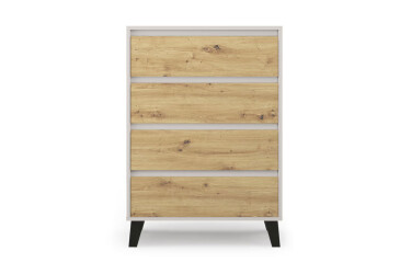 Komoda Borg 4s/70 kašmír / dub artisan