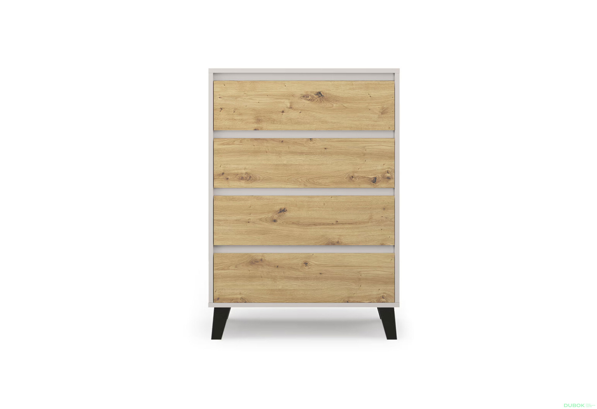 Fotografie 1 - Komoda Borg 4s/70 kašmír / dub artisan