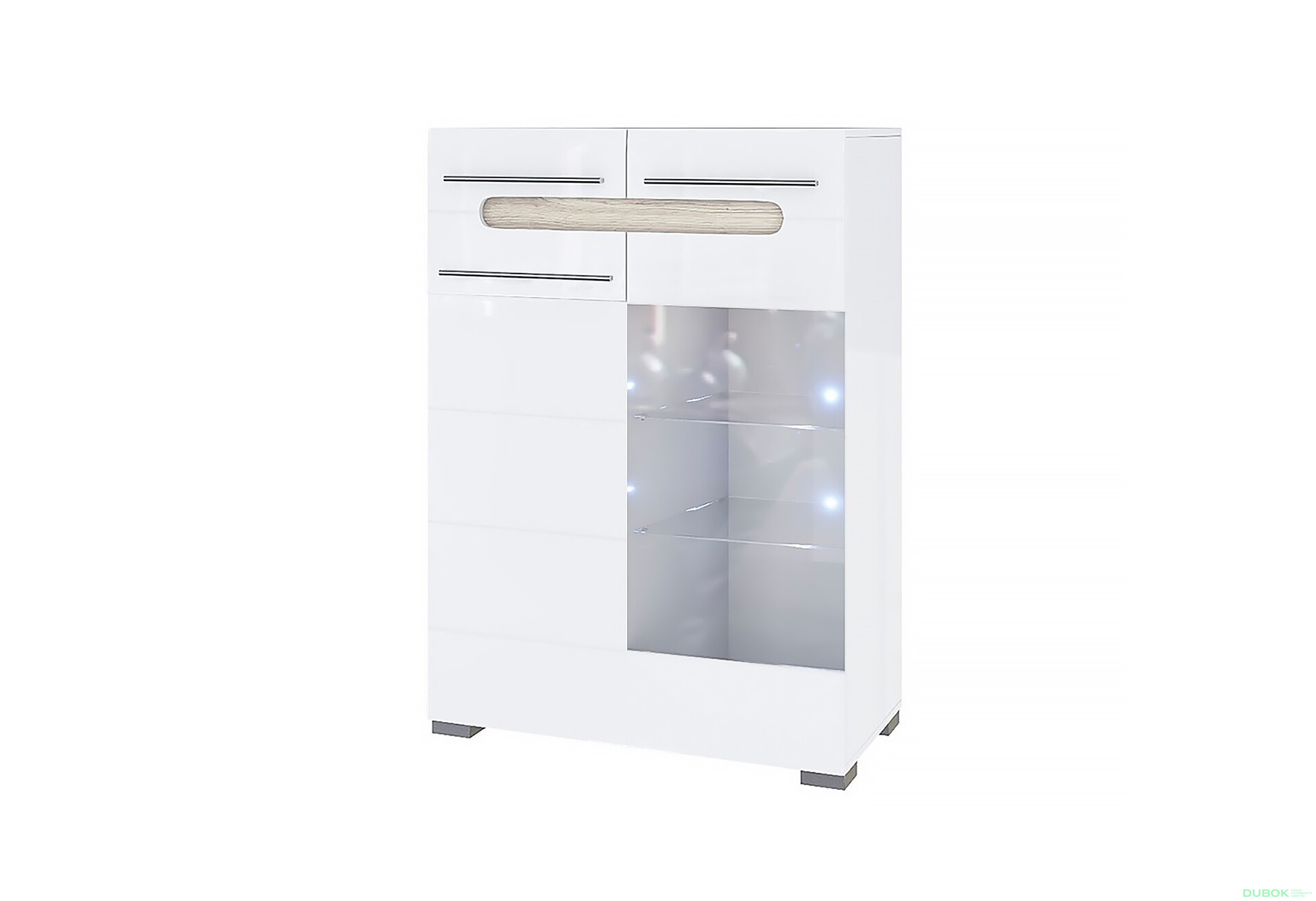 Komoda 2D Sk Bianko bílá - Fotografie 1 Fotografie 1 - Komoda 2D Sk Bianko bílá