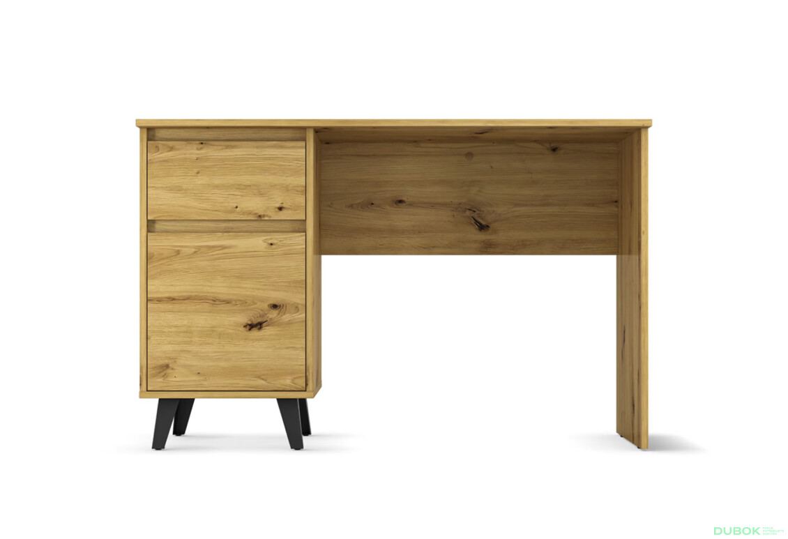 Fotografie 2 - Psací stůl BORG 1d1s/120 dub artisan