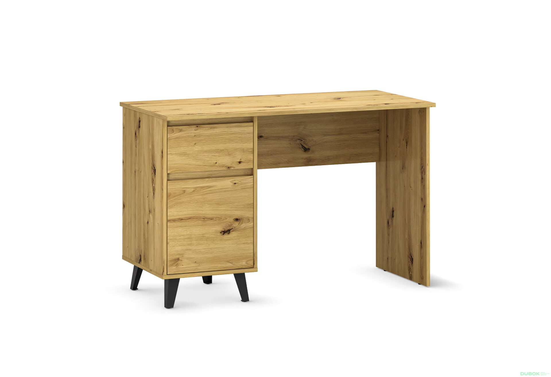Psací stůl BORG 1d1s/120 dub artisan - Fotografie 1 Fotografie 1 - Psací stůl BORG 1d1s/120 dub artisan