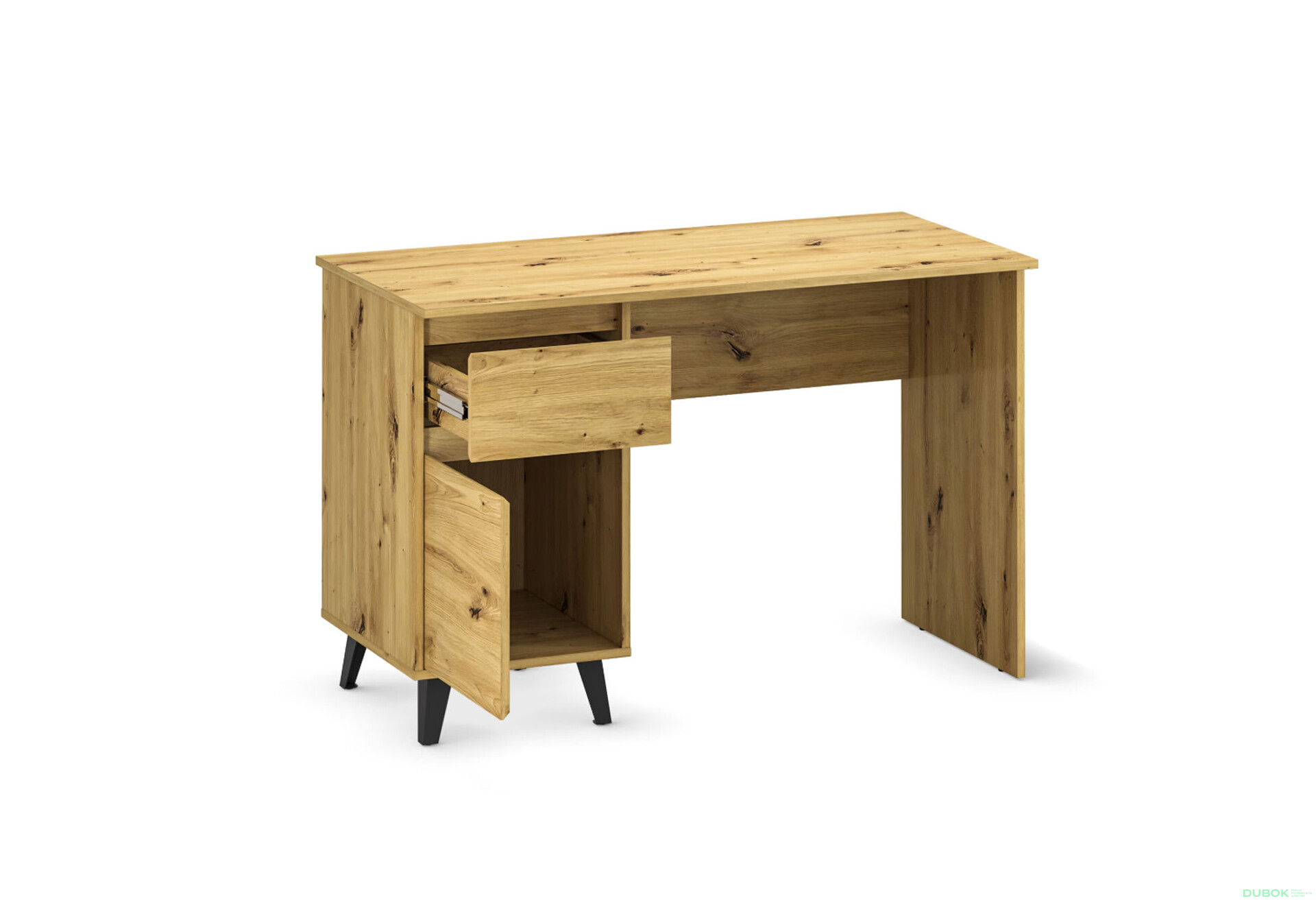 Psací stůl BORG 1d1s/120 dub artisan - Fotografie 5 Fotografie 5 - Psací stůl BORG 1d1s/120 dub artisan