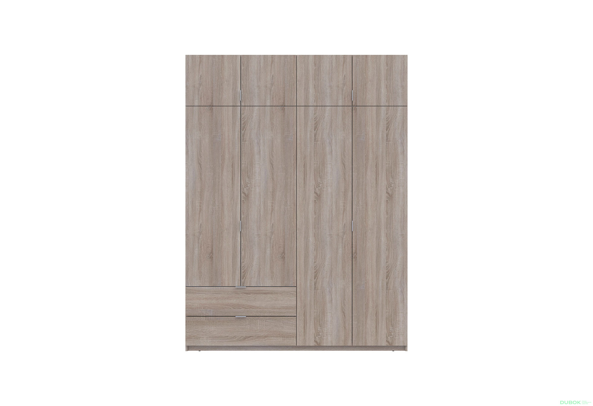 Skříň čtyřdveřová Lukas 180x50x240 cm dub sonoma - Fotografie 3 Fotografie 3 - Skříň čtyřdveřová Lukas 180x50x240 cm dub sonoma