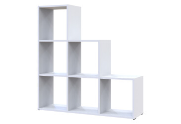 Regál otevřený Step 3х3 102.6х28.8х106.1 bílý