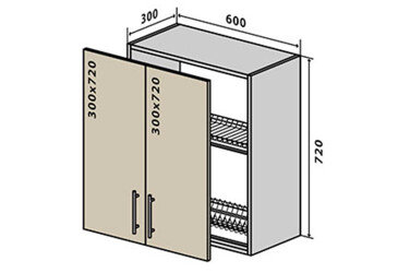 V7 Sušák 2D 60 Rhodos Lux