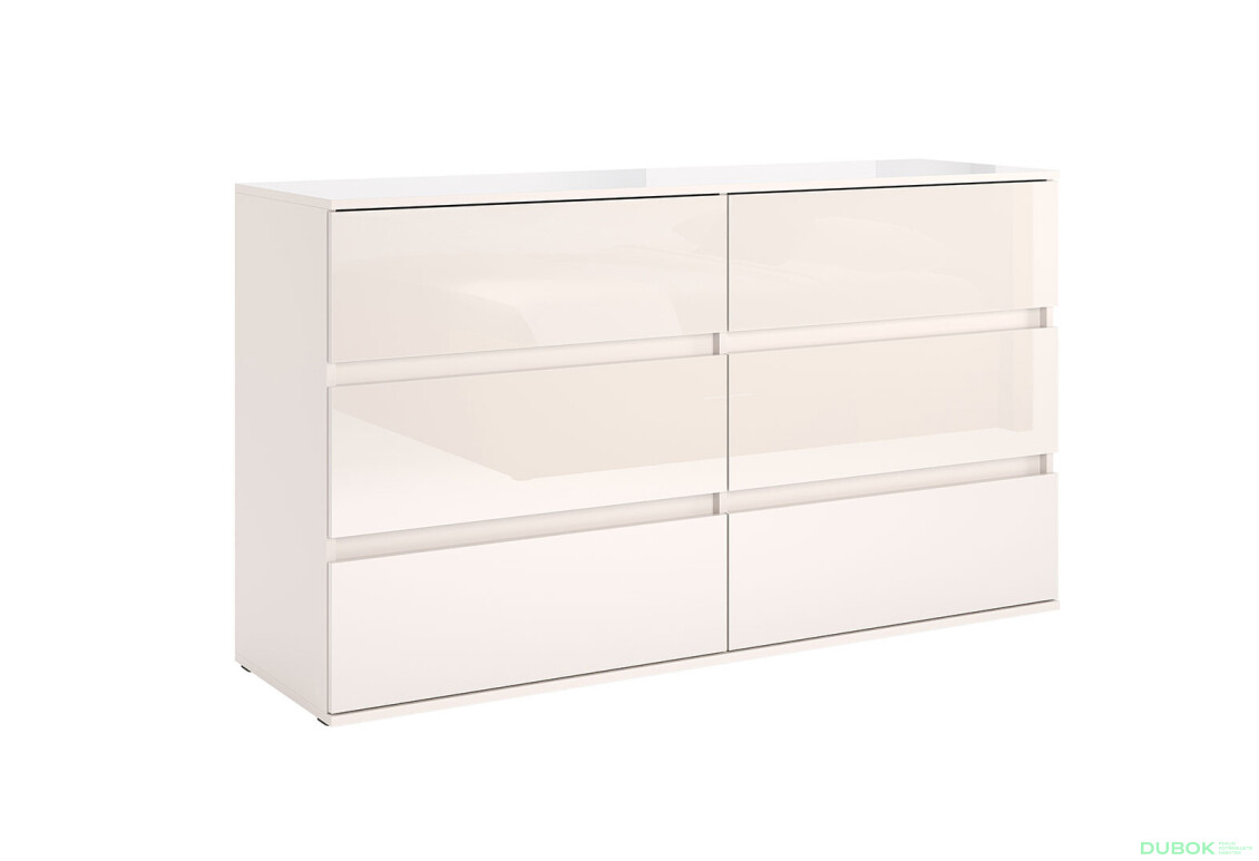 Komoda 6š, kašmírový lesk Lily - Fotografie 3 Fotografie 3 - Komoda 6š, kašmírový lesk Lily