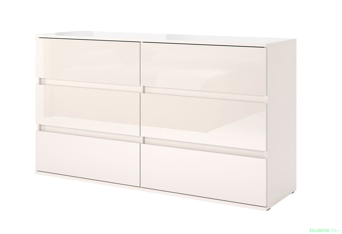 Komoda 6š, kašmírový lesk Lily - Fotografie 1 Fotografie 1 - Komoda 6š, kašmírový lesk Lily