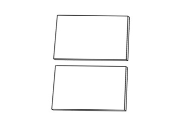 Fasáda 80V + Sušák Aventos Pro Blum+GTV 2dv 900mm Millenium
