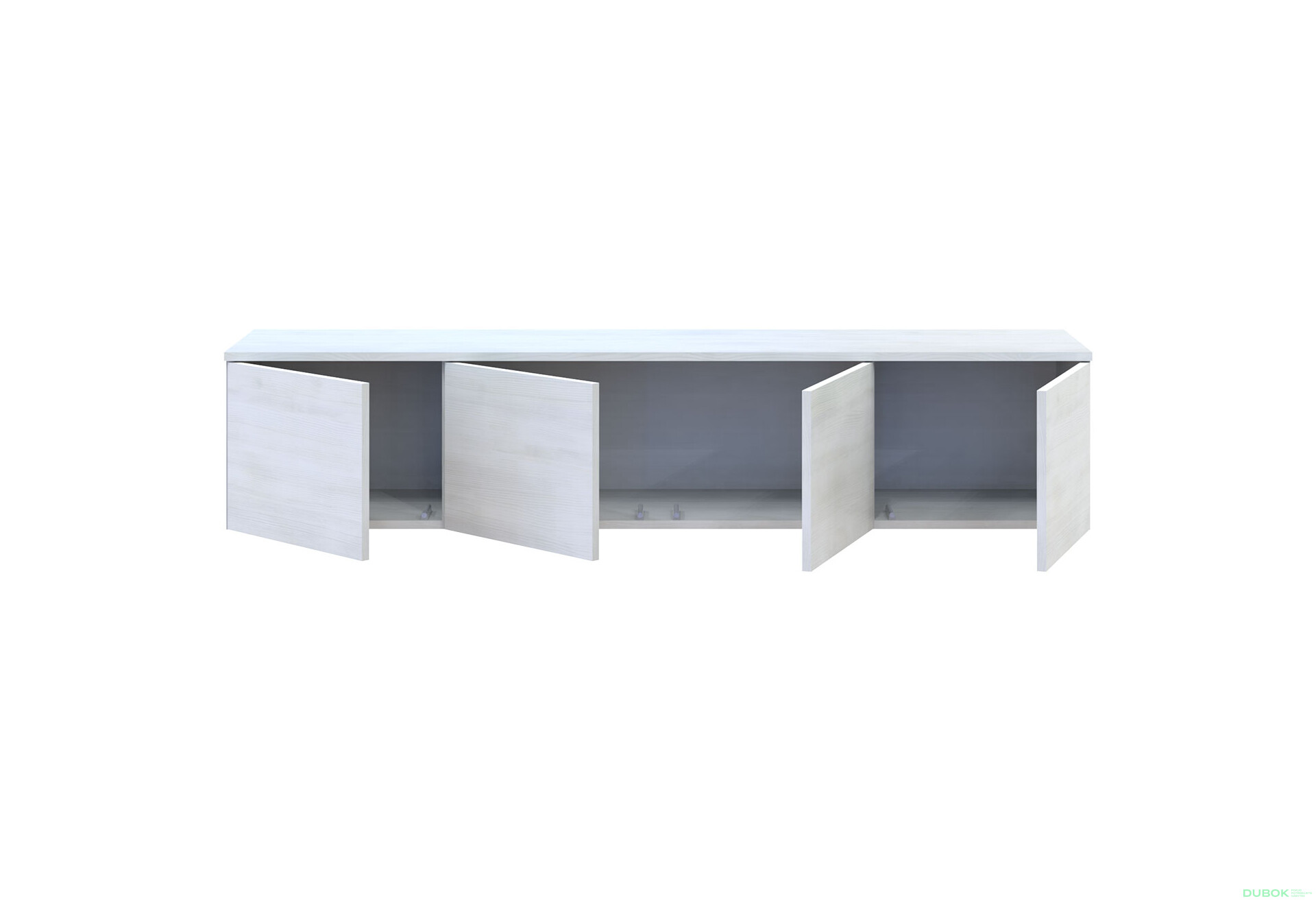 TV stolek Levía bílý strom 4dv 160x35x33 - Fotografie 5 Fotografie 5 - TV stolek Levía bílý strom 4dv 160x35x33