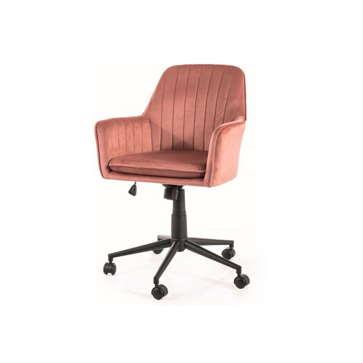 

Otočné křeslo Q-886 Velvet starorůžová Bluvel 52
