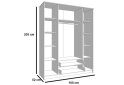 Fotografie 3 - Skříň Simple 4D+2š nymfaea alba