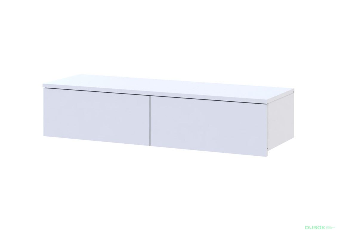 Toaletní stolek Levía bílý 2š 100x32x22