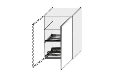 Vrchní 60VS/900 1dveřová sušička Pro Blum+GTV pravá Millenium Premium