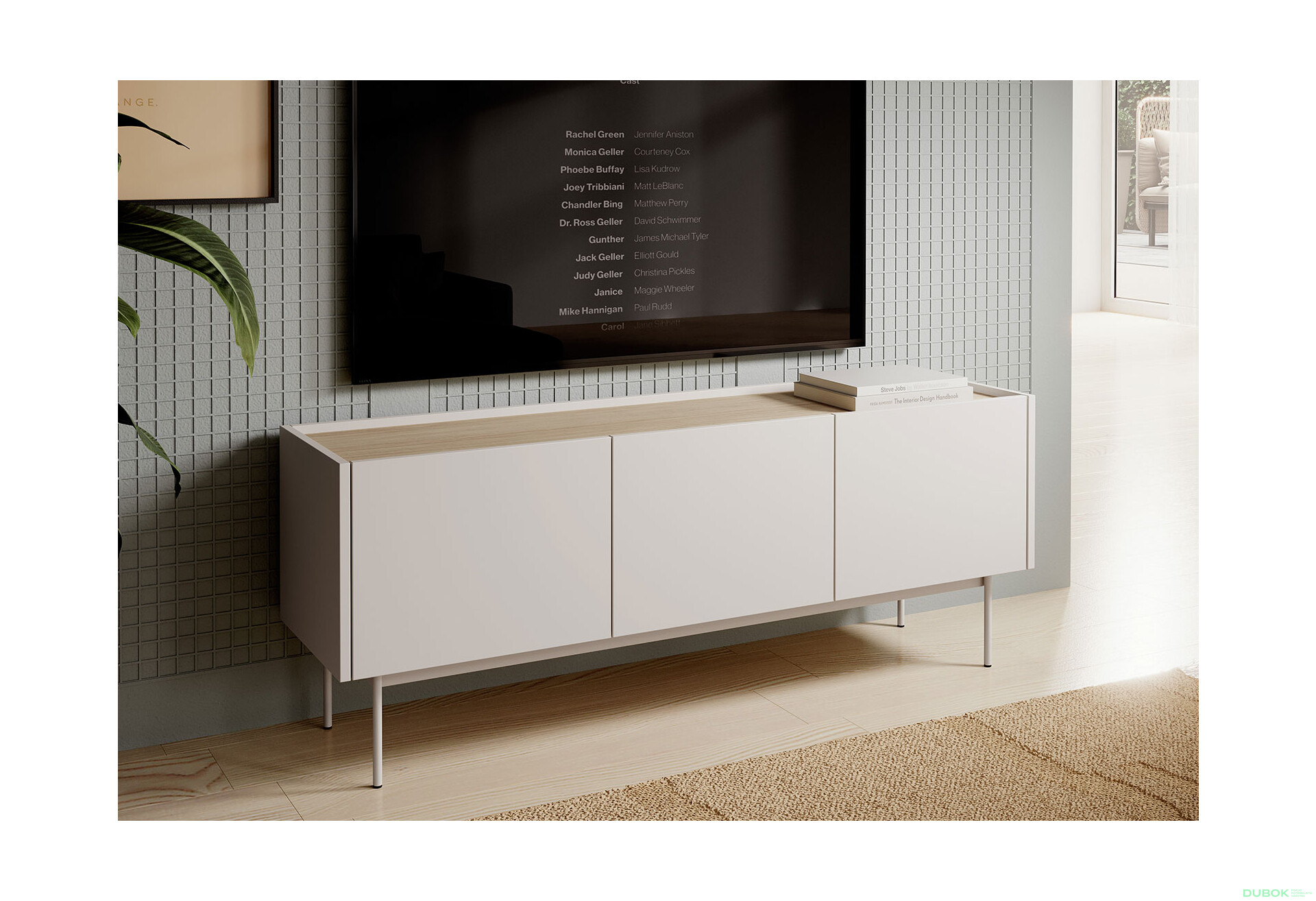 Fotografie 2 - TV stolek RTV-144 kašmír Color