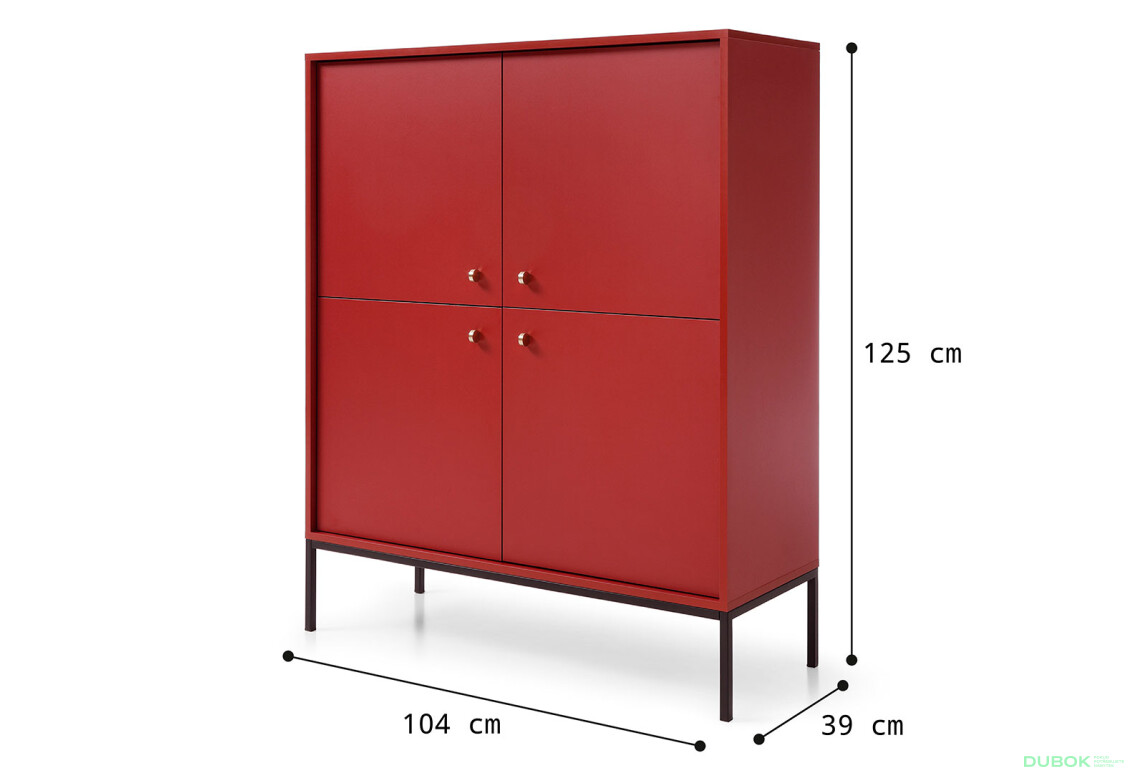 Fotografie 6 - Komoda MK104 Mono bordo