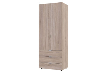 Skříň dvoudveřová Gelar 77.5 cm Dub sonoma