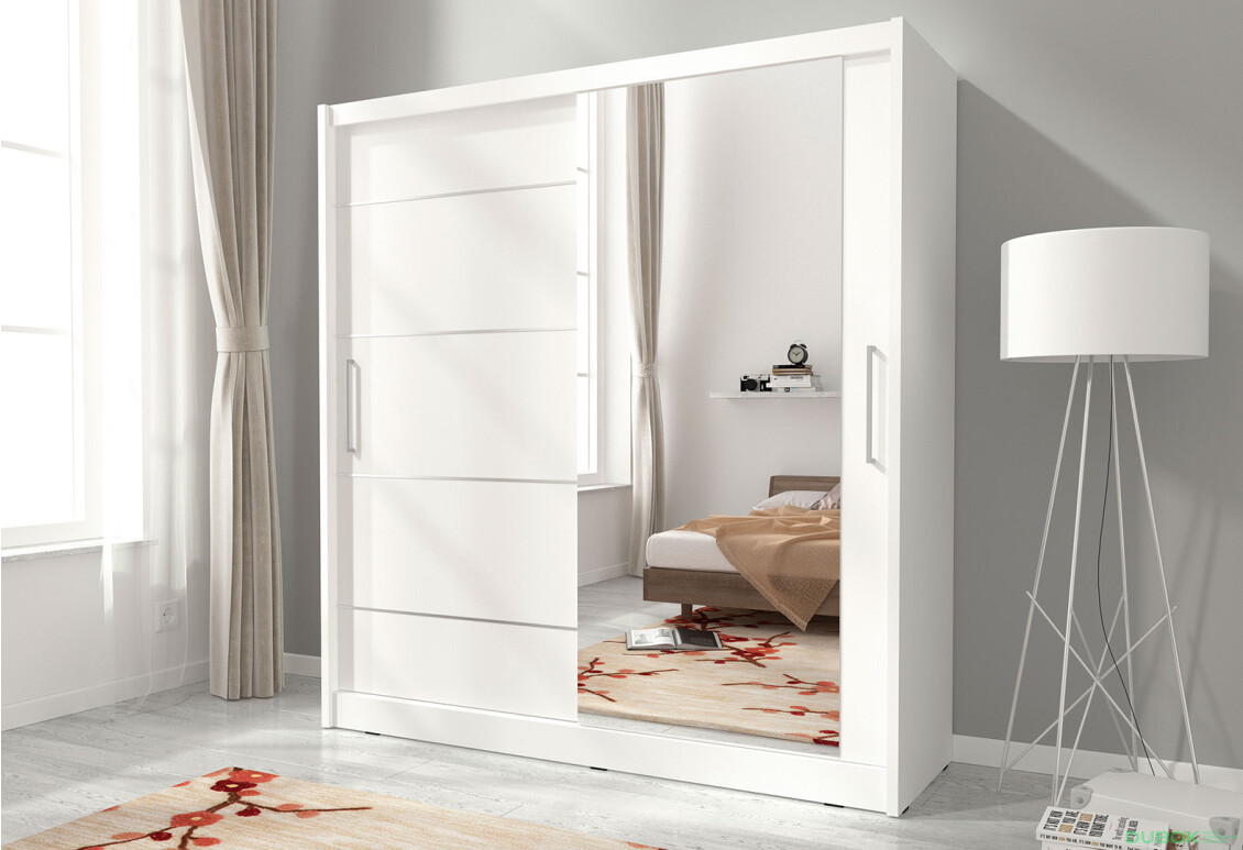 Skříň Maja I ALU 180 bílý - Fotografie 3 Fotografie 3 - Skříň Maja I ALU 180 bílý