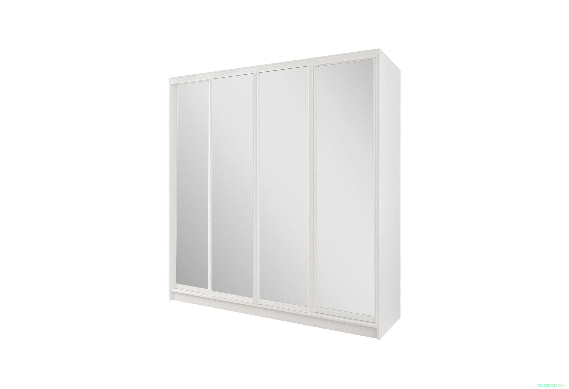 Skříň Rim-Veneziano 4D 2.7 m se zrcadlem, bílá - Fotografie 1 Fotografie 1 - Skříň Rim-Veneziano 4D 2.7 m se zrcadlem, bílá