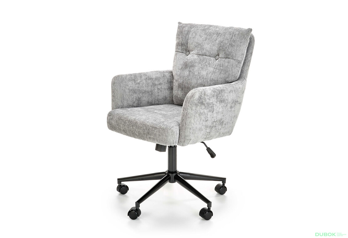 Otočné křeslo Flores světlý popel