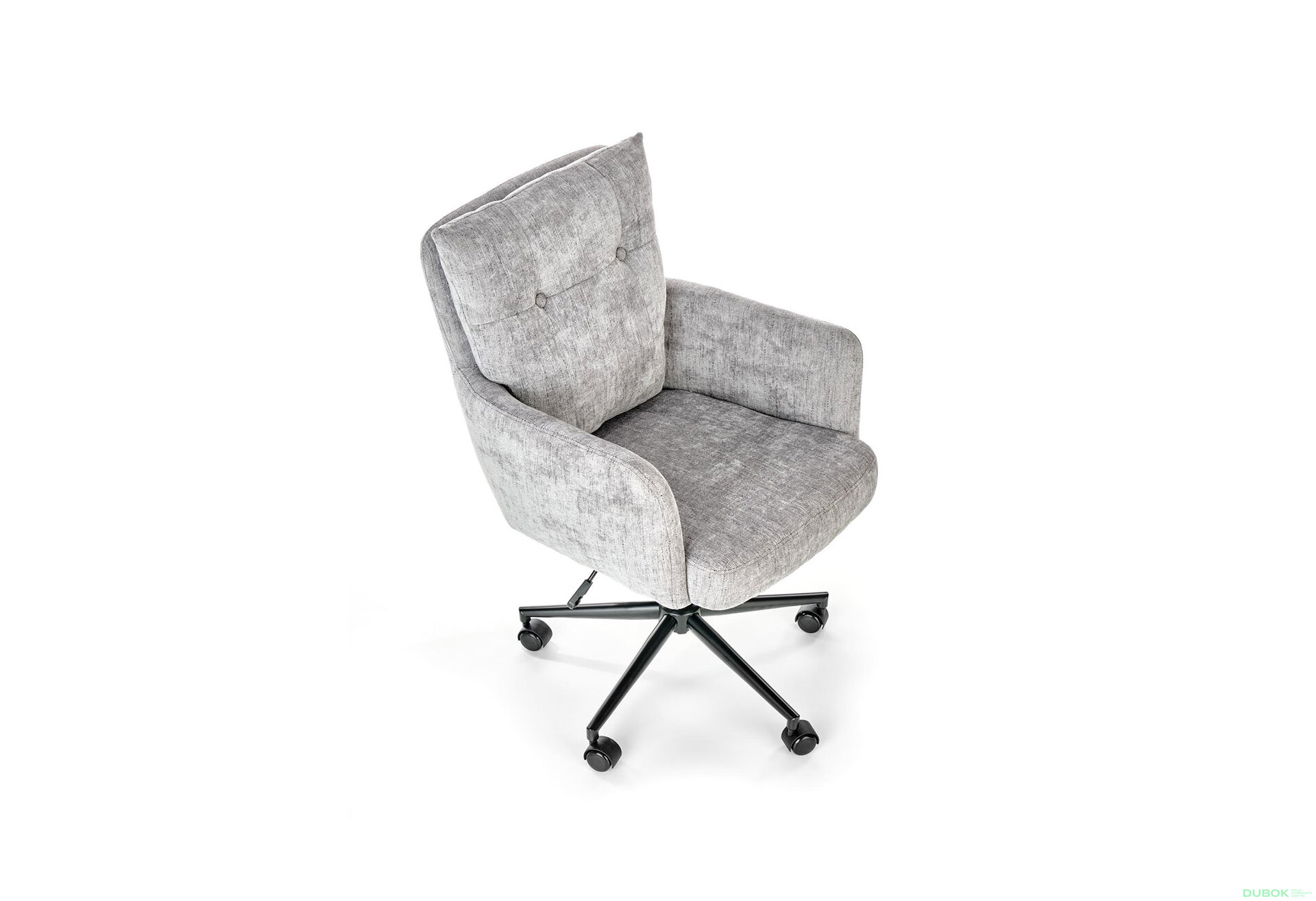 Fotografie 4 - Otočné křeslo Flores světlý popel