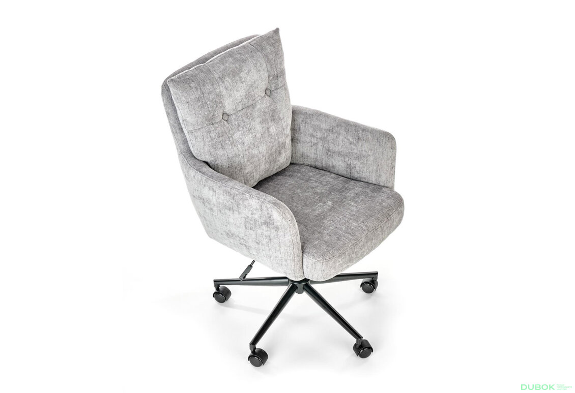 Fotografie 4 - Otočné křeslo Flores světlý popel