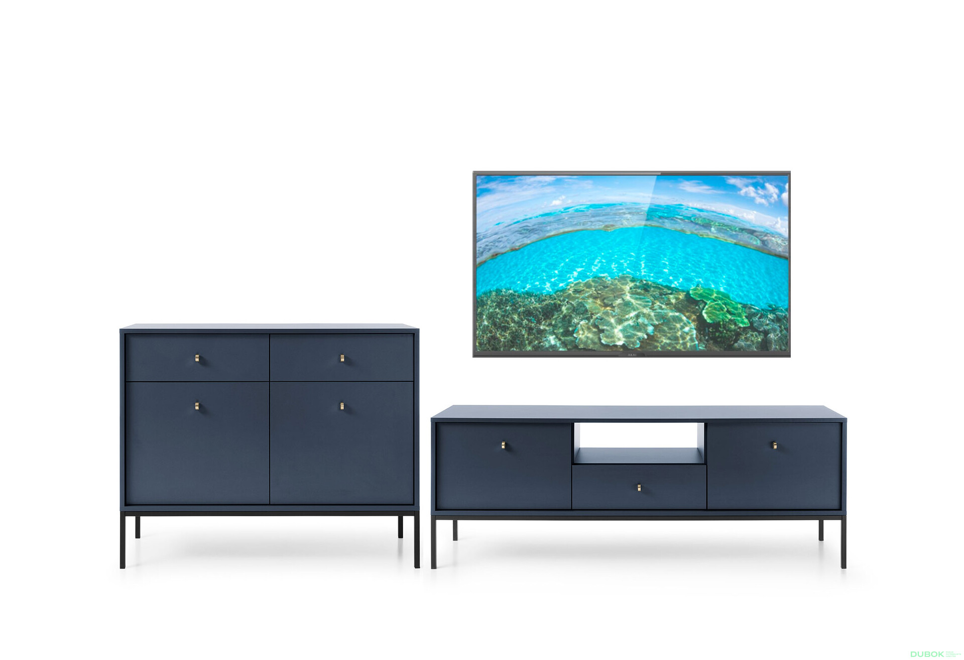 Fotografie 1 - Obývací sestava 2.6 m TV Mono granat