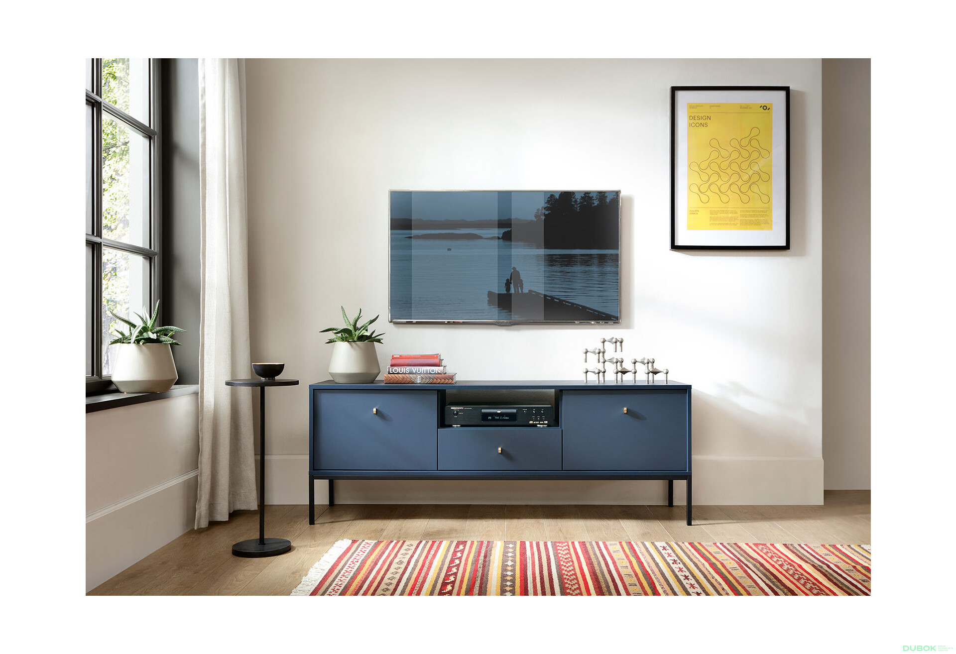 Fotografie 3 - Obývací sestava 2.6 m TV Mono granat