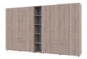 Skříň osmidveřová s regálem Gelar 348.2 cm Dub sonoma - Fotografie 4 Fotografie 4 - Skříň osmidveřová s regálem Gelar 348.2 cm Dub sonoma