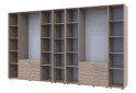 Skříň osmidveřová s regálem Gelar 348.2 cm Dub sonoma - Fotografie 5 Fotografie 5 - Skříň osmidveřová s regálem Gelar 348.2 cm Dub sonoma