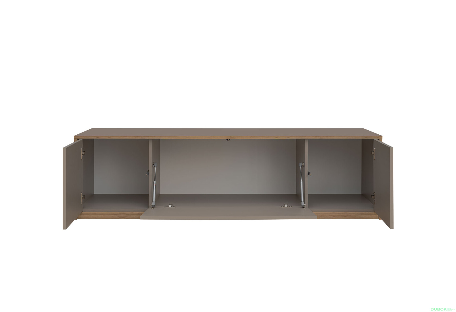 TV stolek 2d1k šedý kubanit Complex - Fotografie 3 Fotografie 3 - TV stolek 2d1k šedý kubanit Complex