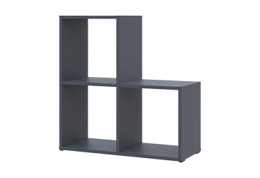 Regál otevřený Step 2х2 69х28.8х71.4 grafit